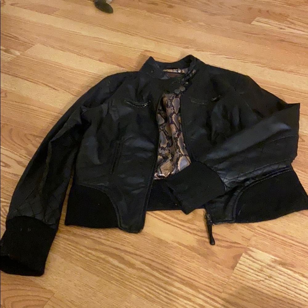 Leather jacket